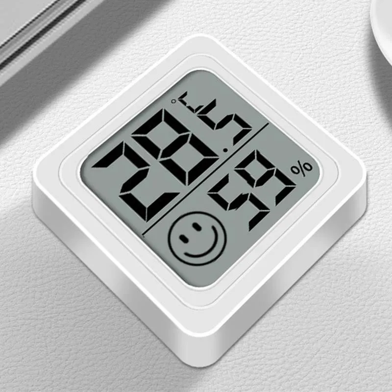 Therye.com-Hygromètre numérique LCD, intérieur, pièce, électronique, température, humidité, capteur, jauge, station météo pour la maison