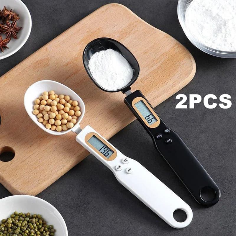 Balance de cuisine numérique électronique LCD, mini cuillère, balance alimentaire, cuisson, farine, lait, café en poudre, mesure du poids, 0.1-500g